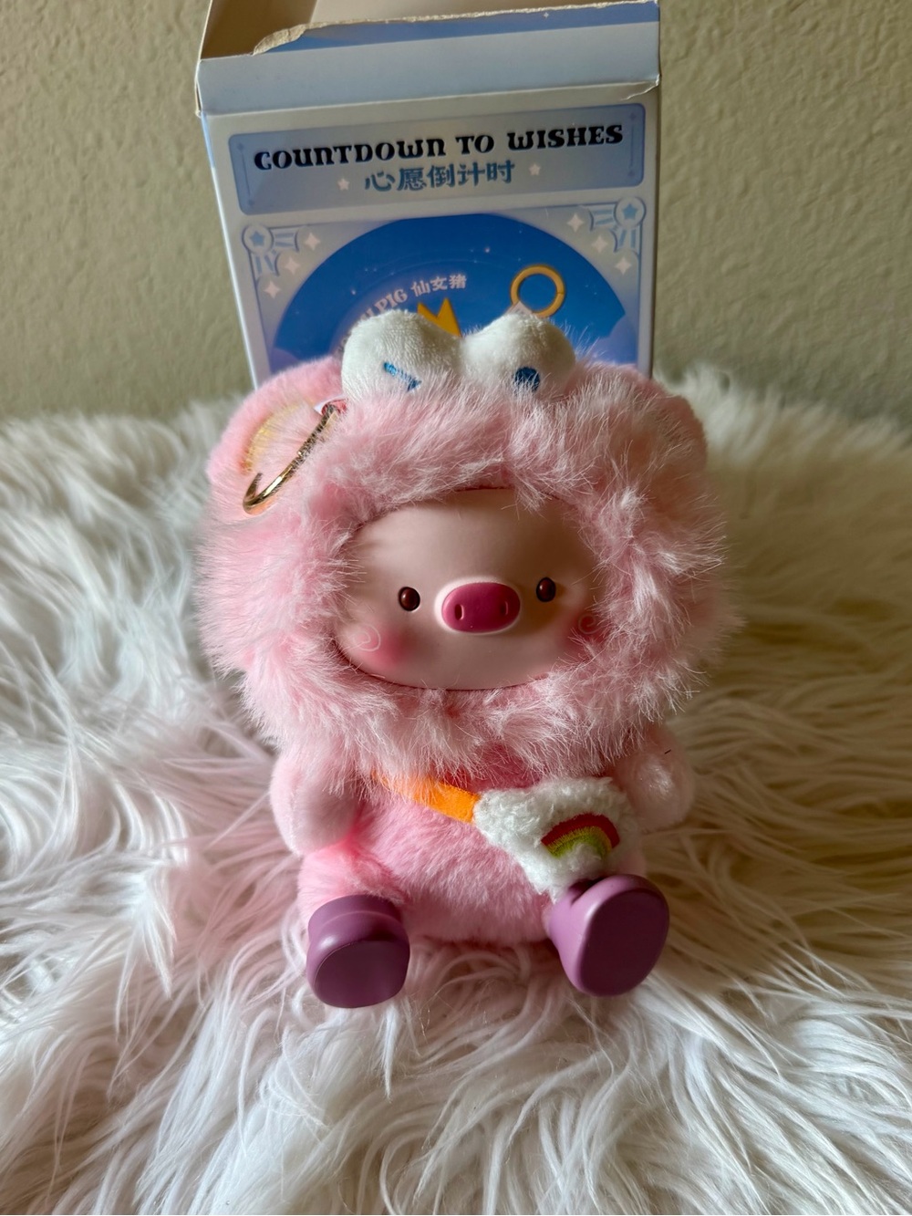 GEEGEEPIG "Countdown to Wishes" Pink Pig Plush Keychain / Blind Box Collectible